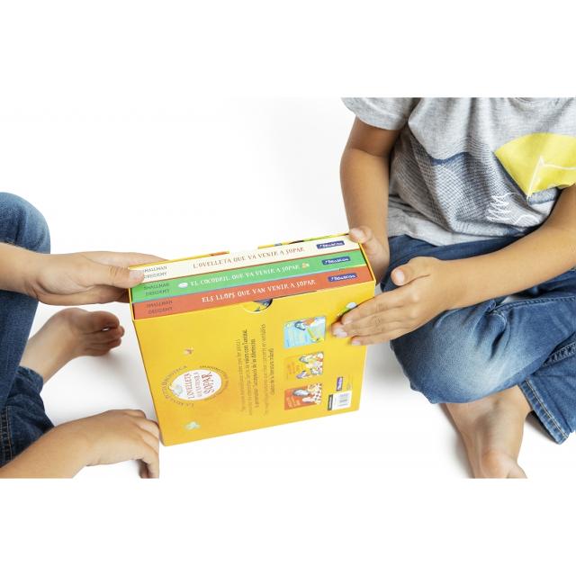 Mi pequeña biblioteca (La ovejita que vino a cenar. Libro juguete): pack con: La ovejita que vino a cenar | Los lobos que vinieron a cenar | El coco 3