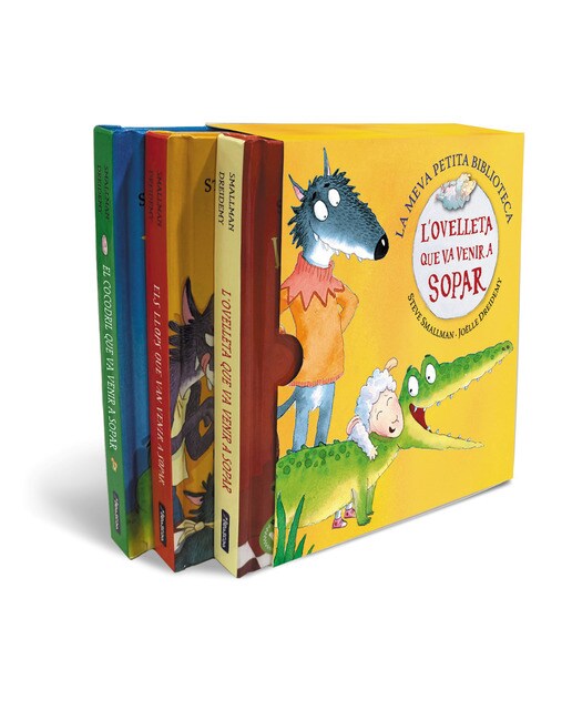 Imagem 0 de La meva petita biblioteca (L'ovelleta que va venir a sopar. Llibre joguina): pack amb: L'ovelleta que va venir a sopar | Els llops que van venir a s