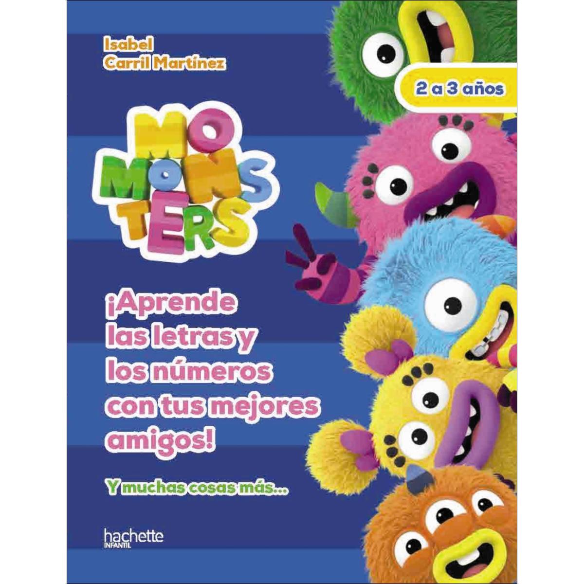 Imagem 0 de Aprende las letras y los números con los Momonsters, 2-3 años (Capa mole)