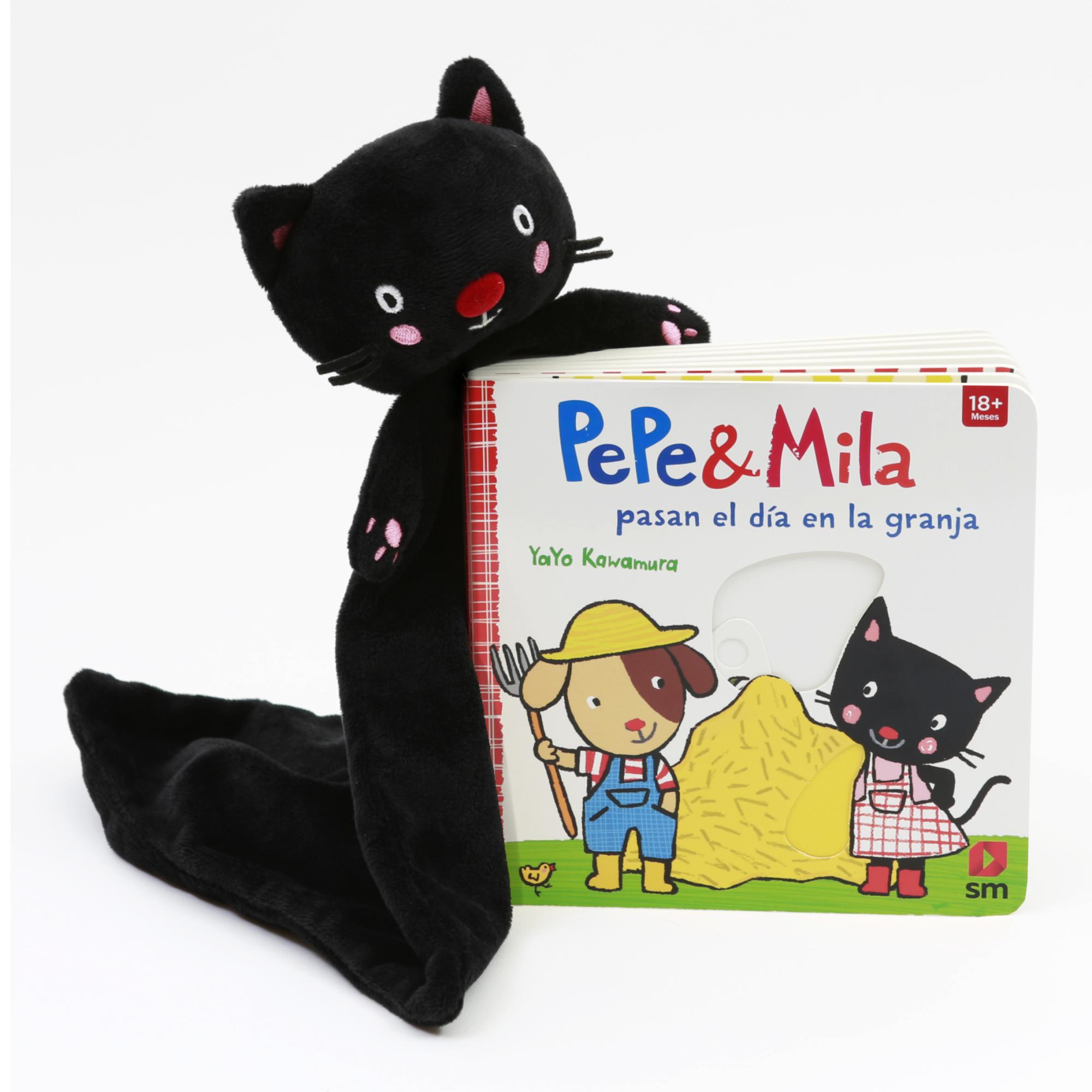 Pack con Doudou Pepe&Mila pasan el día en la granja (Capa dura) 1