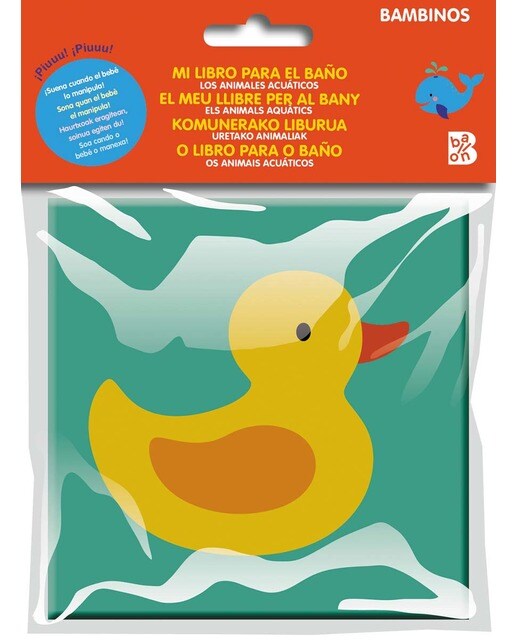 MI LIBRO PARA EL BAÑO - ANIMALES ACUÁTICOS 1