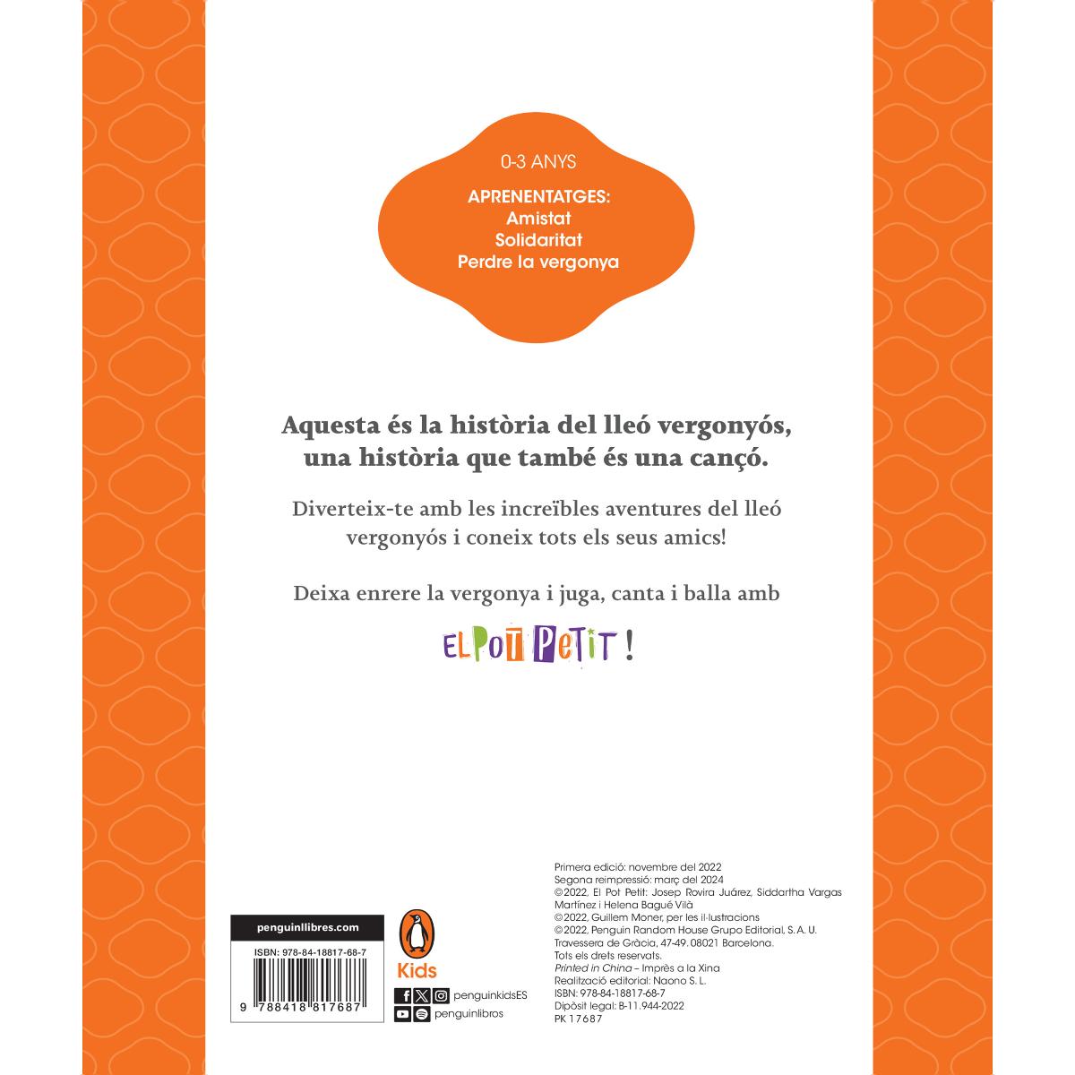 El lleó vergonyós i els seus amics: Llibre de cartró 2