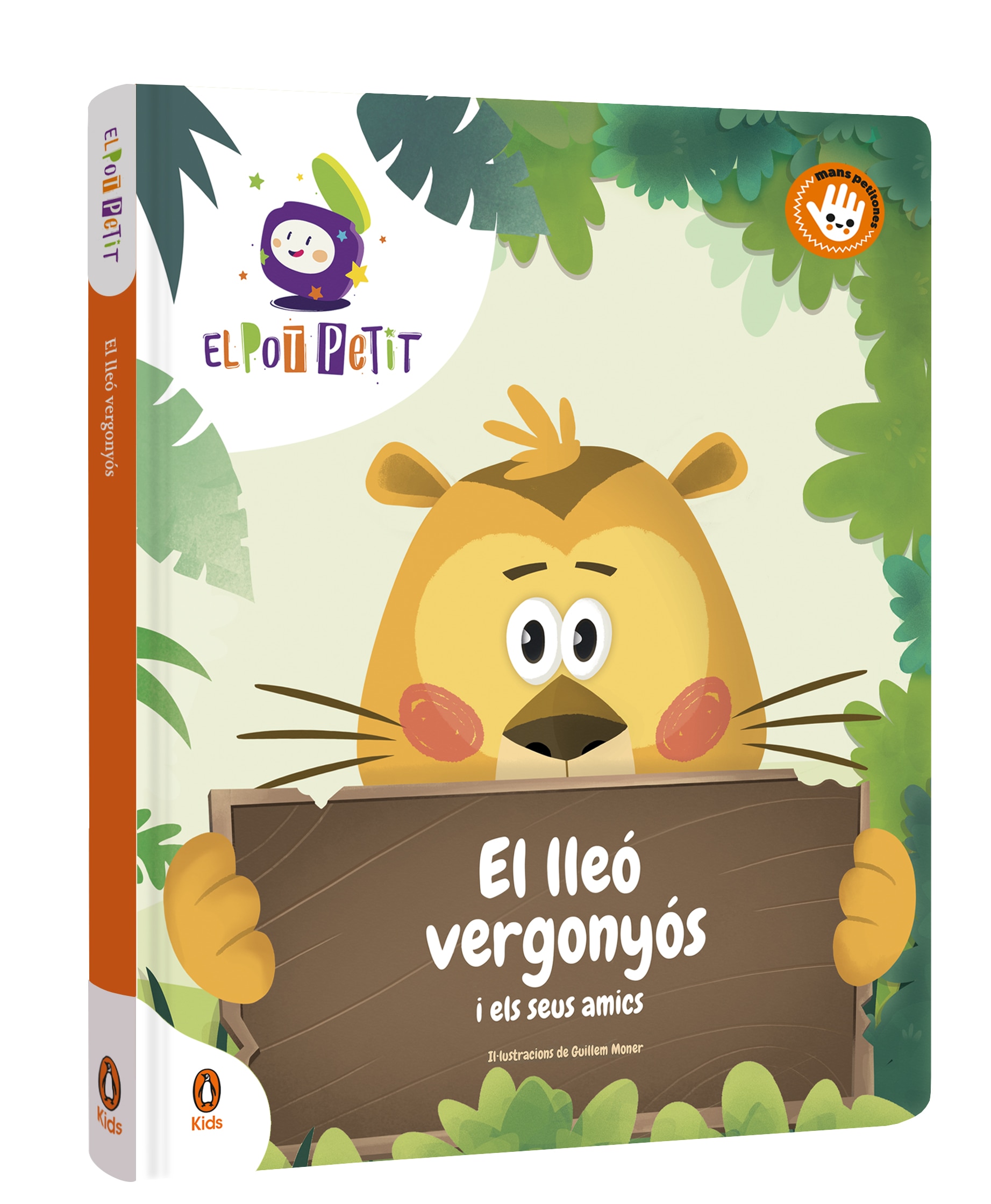 El lleó vergonyós i els seus amics: Llibre de cartró 3