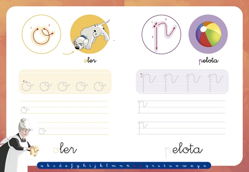 Escribo con Disney. Las minúsculas (4-5 años) (Disney. Primeros aprendizajes): Con letras para reseguir  (Tapa blanda) 6