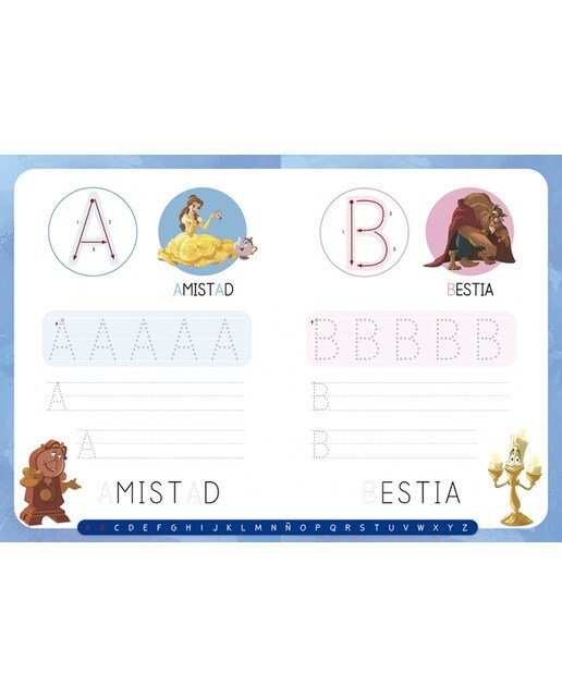 Escribo con Disney. Las mayúsculas (4-5 años) (Disney. Primeros aprendizajes): Con letras para reseguir (Capa mole) 3