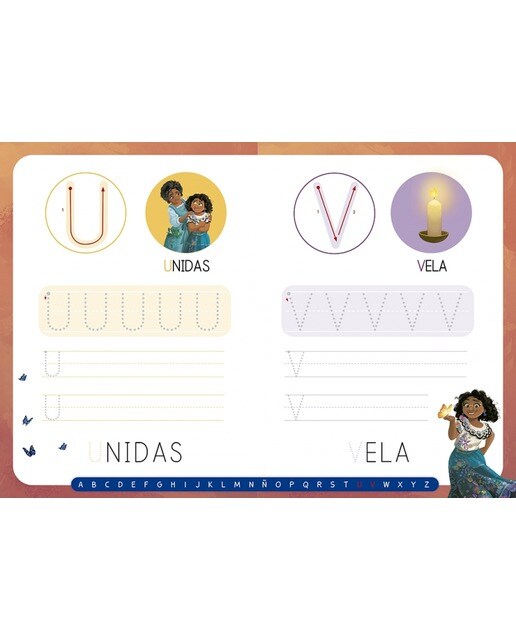 Escribo con Disney. Las mayúsculas (4-5 años) (Disney. Primeros aprendizajes): Con letras para reseguir (Capa mole) 4