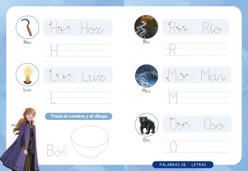Escribo con Disney. Mis primeras palabras (4-5 años) (Disney. Primeros aprendizajes): Con palabras para reseguir (Tapa blanda) 5