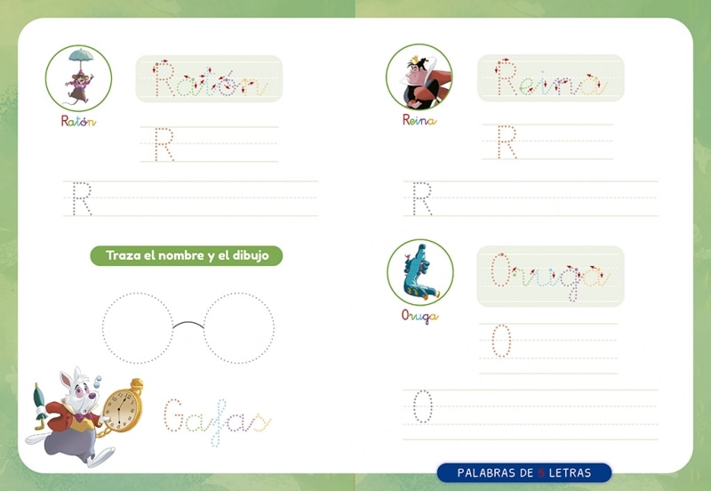 Escribo con Disney. Mis primeras palabras (4-5 años) (Disney. Primeros aprendizajes): Con palabras para reseguir (Tapa blanda) 6