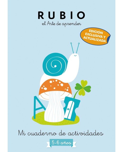 Mi cuaderno de actividades: 5 - 6 años (edición exclusiva) (Rubio. El arte de aprender) (Capa mole) 1