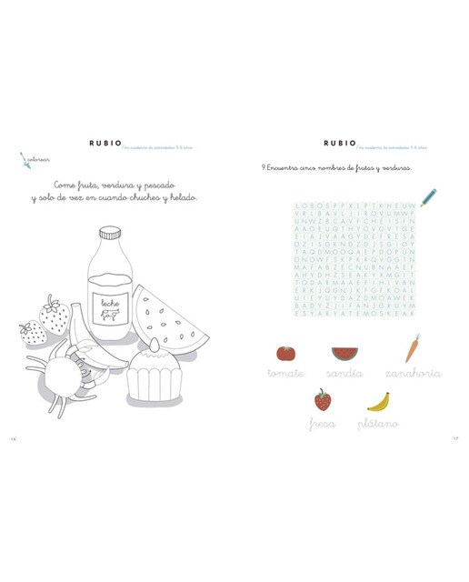 Mi cuaderno de actividades: 5 - 6 años (edición exclusiva) (Rubio. El arte de aprender) (Capa mole) 3