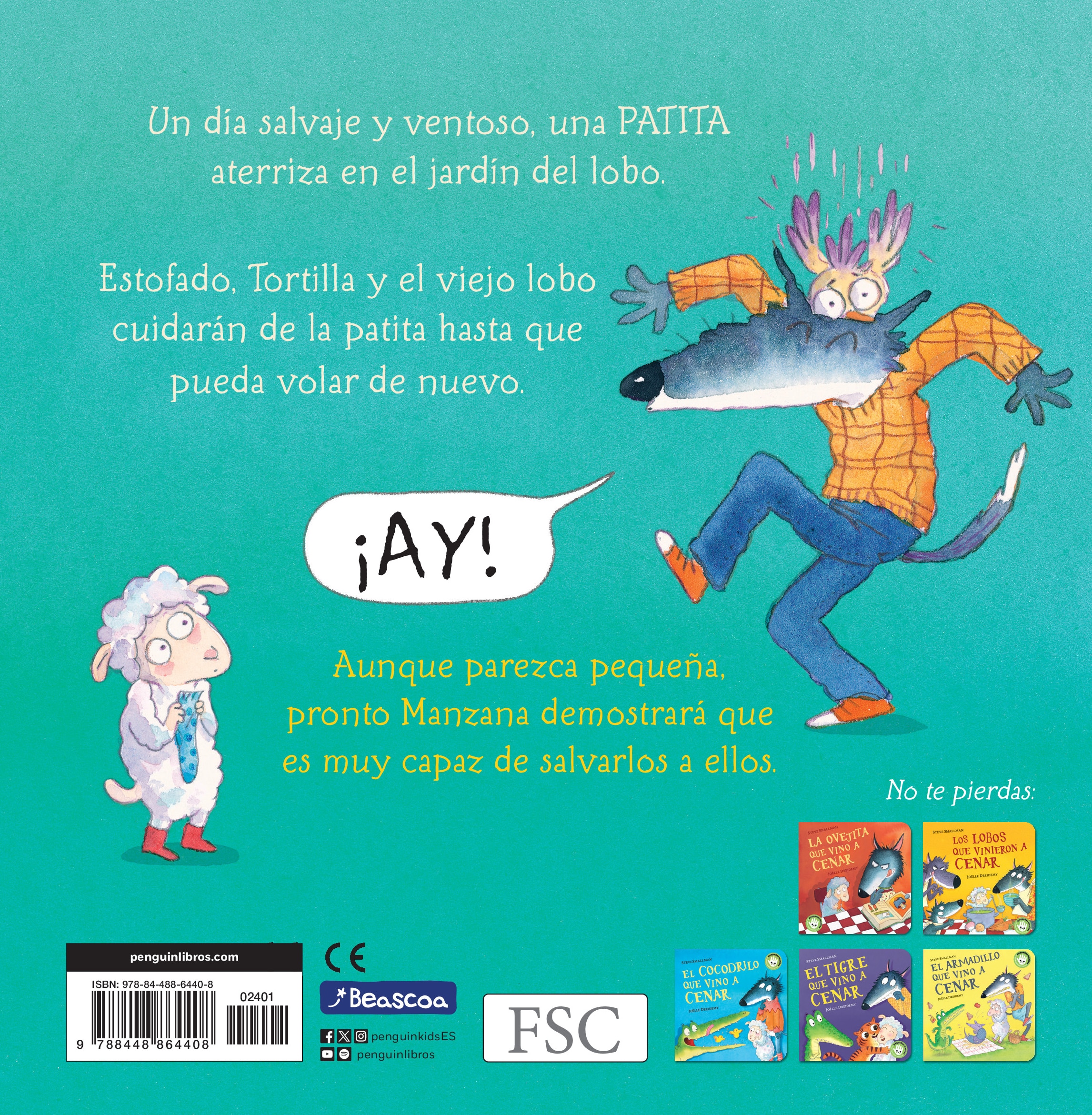 La patita que vino a cenar (La ovejita que vino a cenar. Libro de cartón) 2