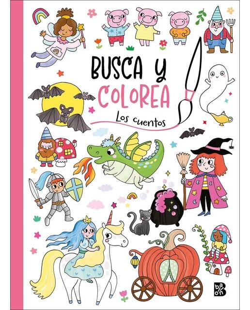 BUSCA Y COLOREA - LOS CUENTOS (Capa mole) 1