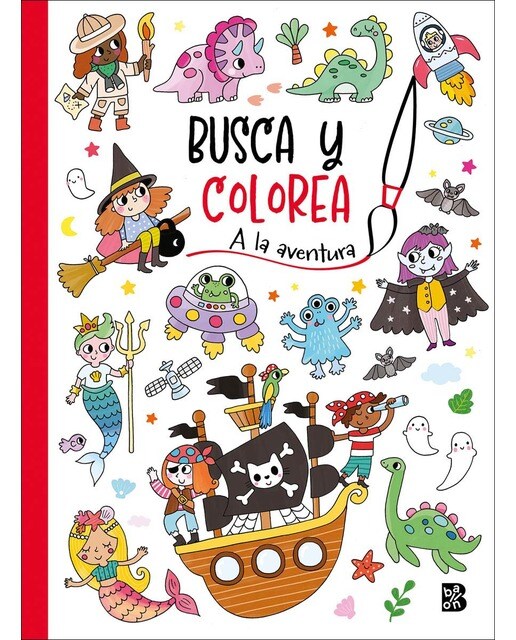 BUSCA Y COLOREA - A LA AVENTURA (Capa mole) 1