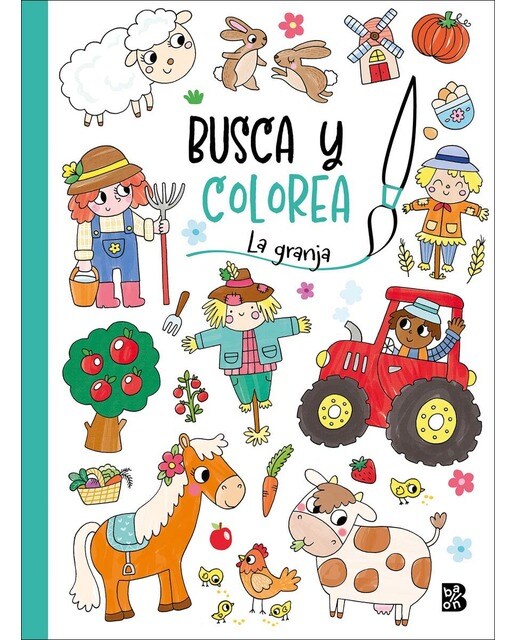 BUSCA Y COLOREA - LA GRANJA (Capa mole) 1