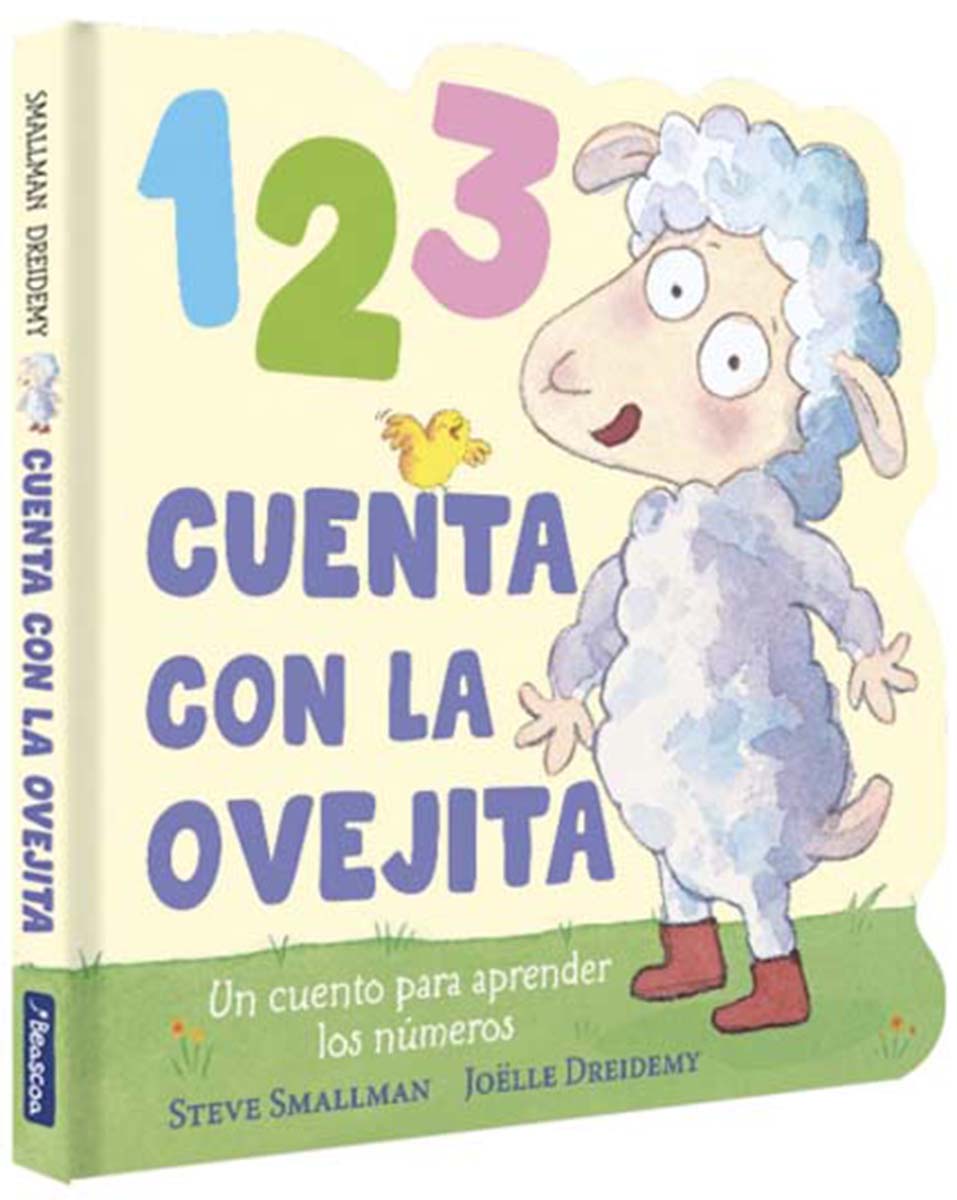 1 2 3 Cuenta con la ovejita (La ovejita que vino a cenar. Libro de cartón): Un cuento para aprender los números 1