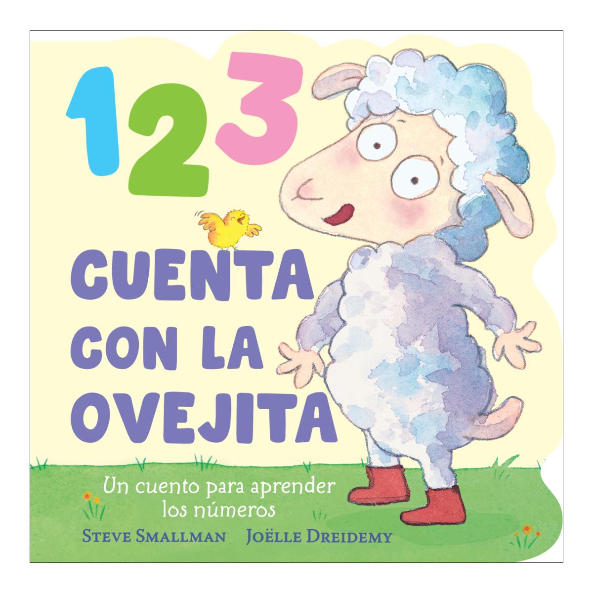 1 2 3 Cuenta con la ovejita (La ovejita que vino a cenar. Libro de cartón): Un cuento para aprender los números 2