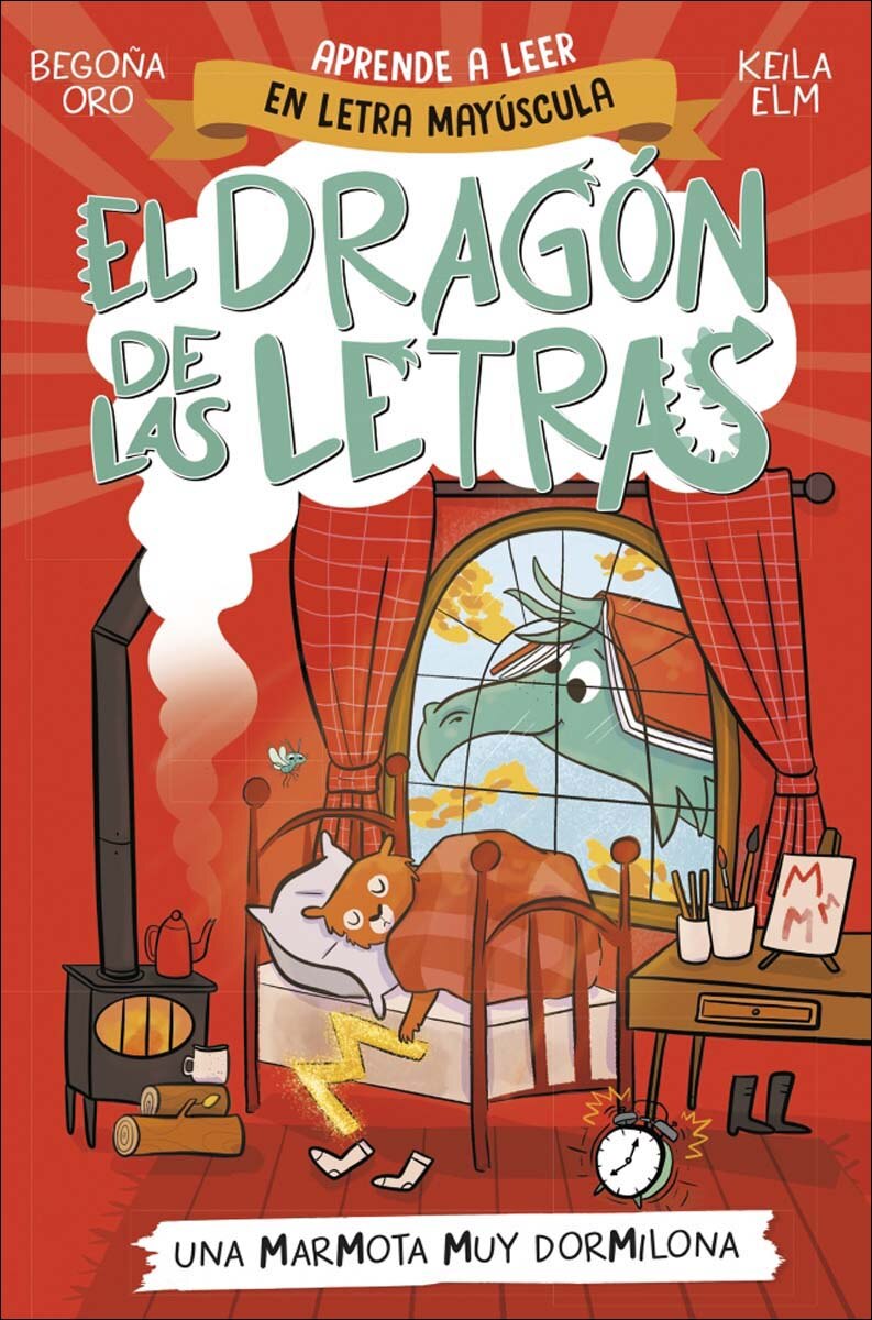 El dragón de las letras 5 - Una marmota muy dormilona: Aprender a leer con MAYÚSCULAS (a partir de 5 años) (Capa mole) 1