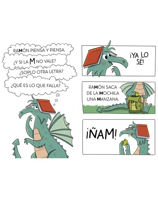 El dragón de las letras 5 - Una marmota muy dormilona: Aprender a leer con MAYÚSCULAS (a partir de 5 años) (Capa mole) 5