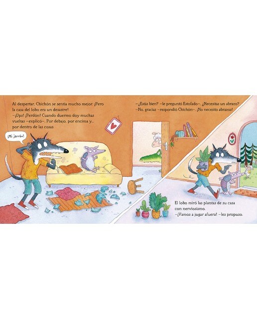 El armadillo que vino a cenar (La ovejita que vino a cenar. Libro de cartón) 4