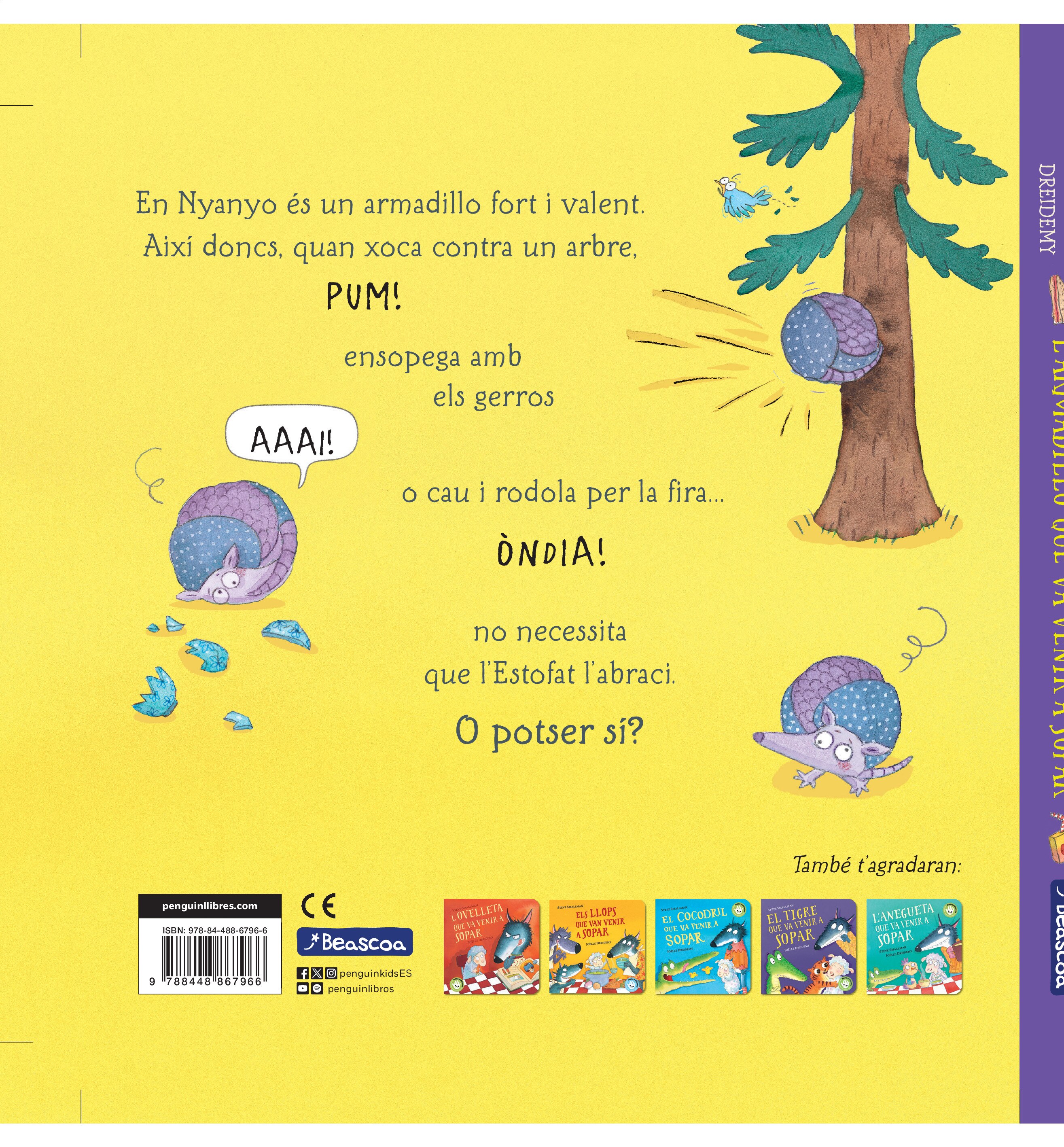 L'armadillo que va venir a sopar (L'ovelleta que va venir a sopar. Llibre de cartró) 2