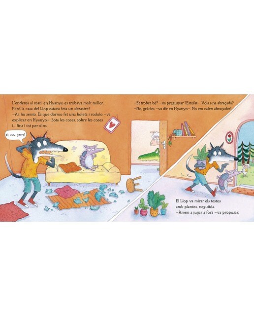 L'armadillo que va venir a sopar (L'ovelleta que va venir a sopar. Llibre de cartró) 4