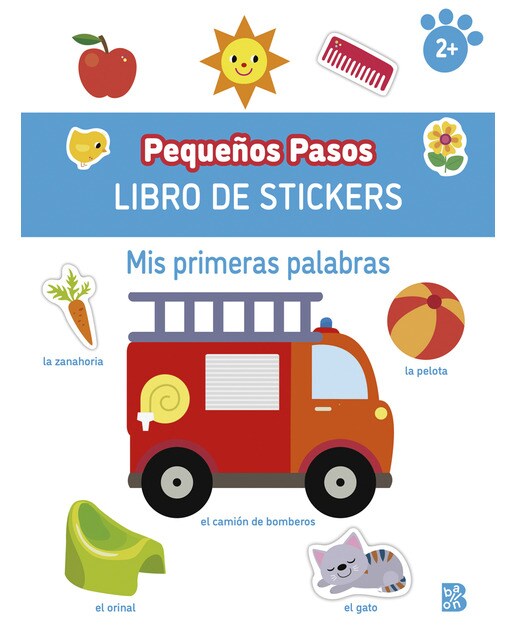 PEQUEÑOS PASOS LIBRO DE STICKERS-PRIMERAS PALABRAS (Capa mole) 1