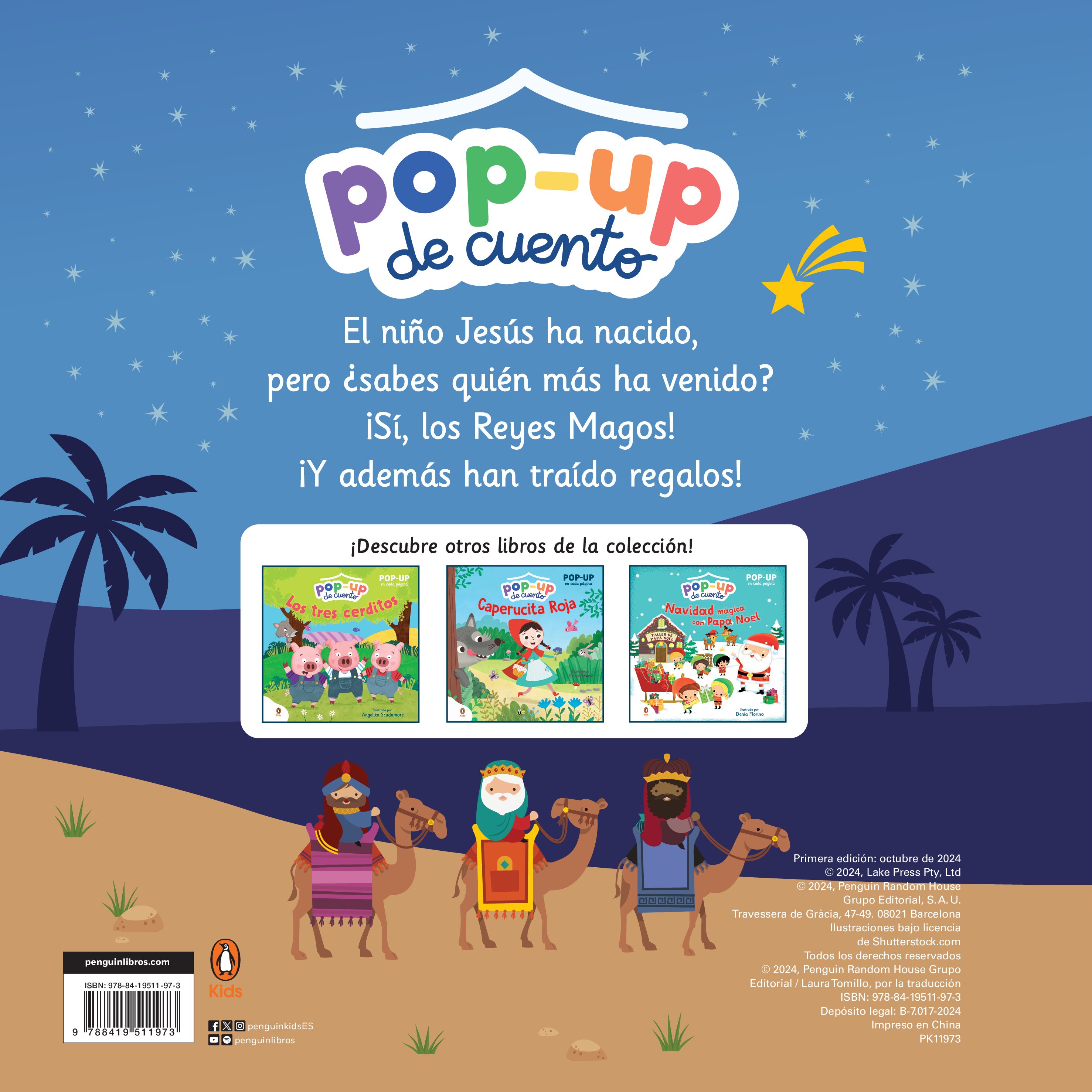 Los Reyes Magos (Pop-up de cuento): Con Pop-Up en cada página para niños y niñas (Capa dura) 2