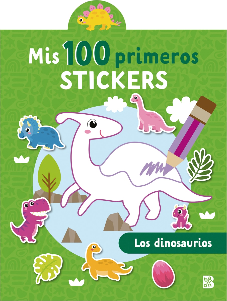 MIS 100 PRIMEROS STICKERS - LOS DINOSAURIOS (Capa mole) 1