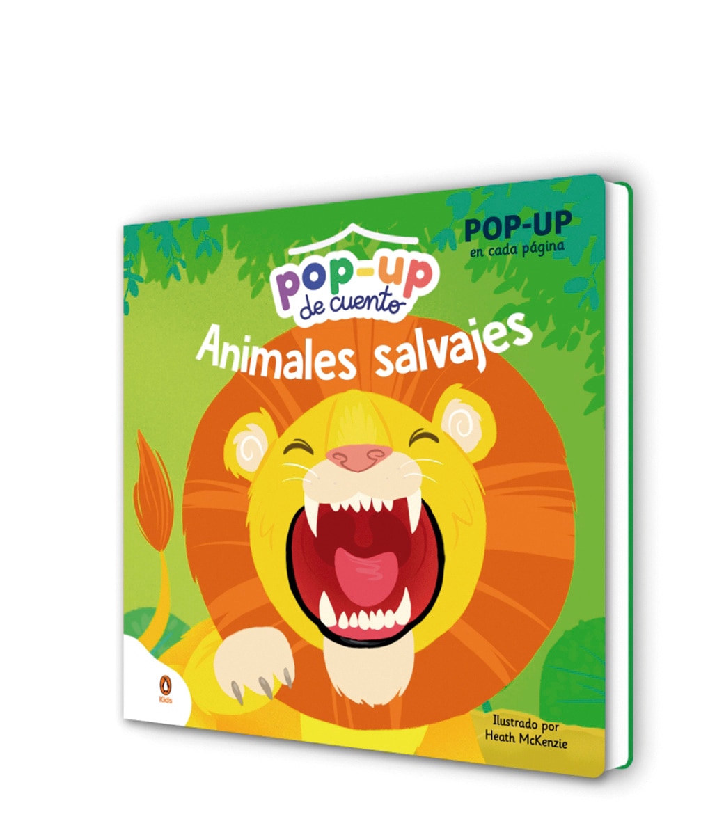 Animales salvajes (Pop-up de cuento): Con Pop-Up en cada página para niños y niñas (Capa dura) 3