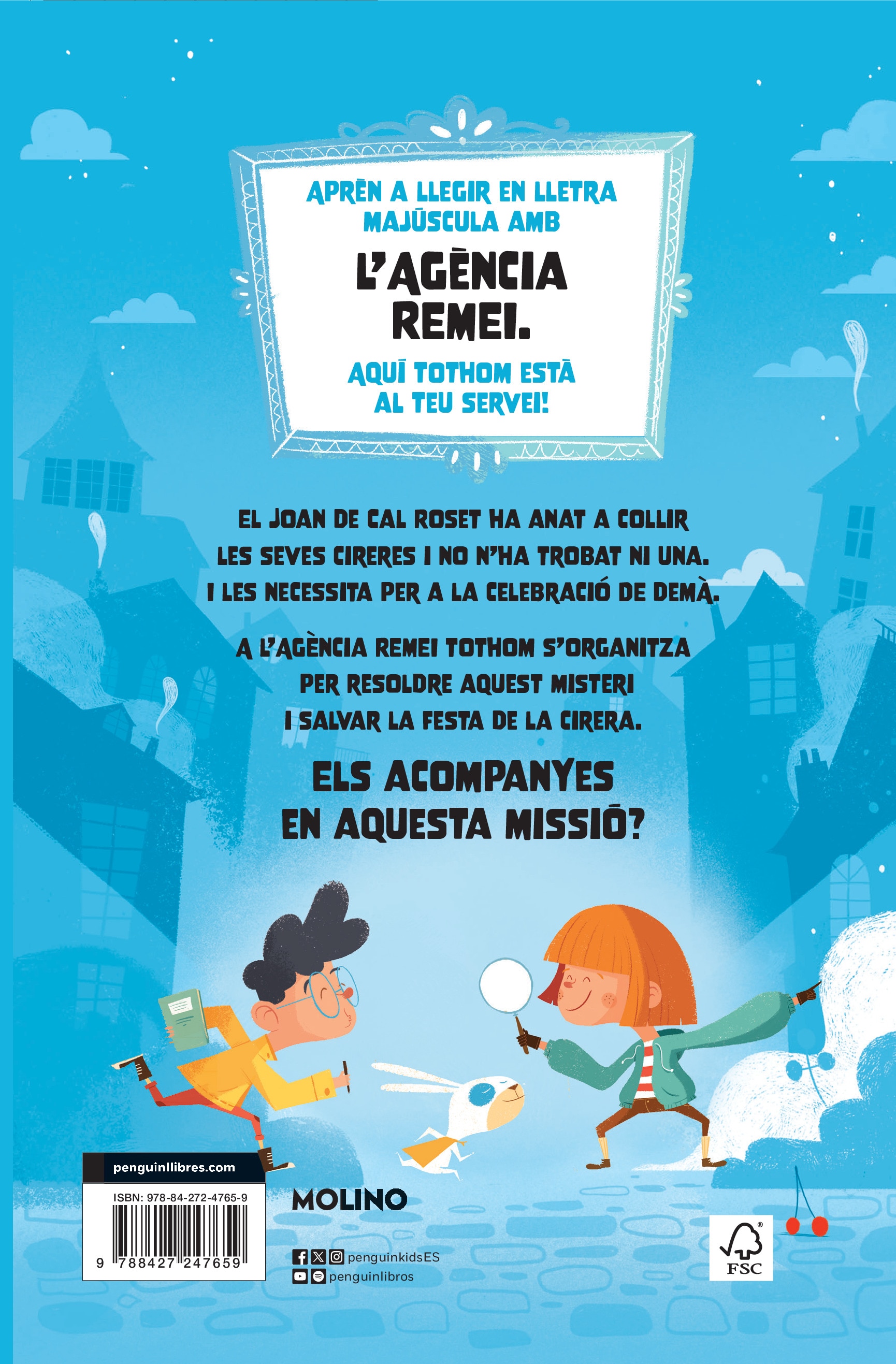 Missió: les cireres viatgeres (Aprèn a llegir amb l'Agència REMEI 1): Amb lletra MAJÚSCULA (llibres per a nens a partir de 5 i 6 anys) (Capa mole) 2