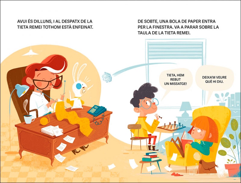 Missió: les cireres viatgeres (Aprèn a llegir amb l'Agència REMEI 1): Amb lletra MAJÚSCULA (llibres per a nens a partir de 5 i 6 anys) (Capa mole) 5