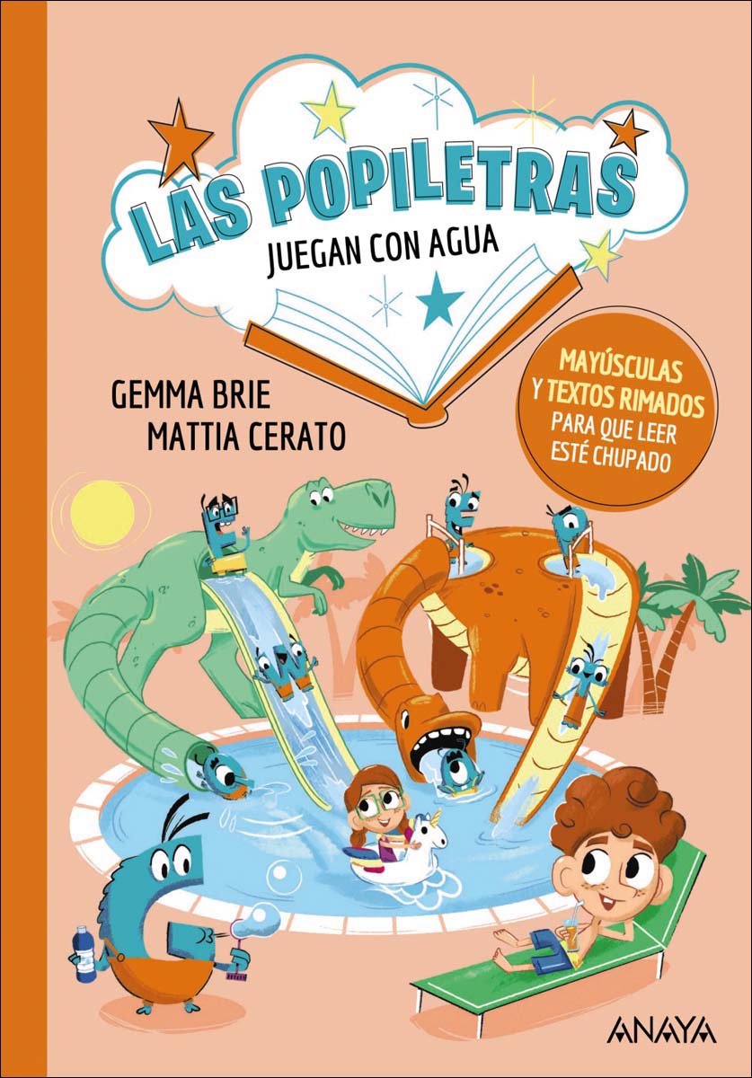 Imagem 0 de Las popiletras juegan con el agua: Con letra mayúscula para aprender a leer