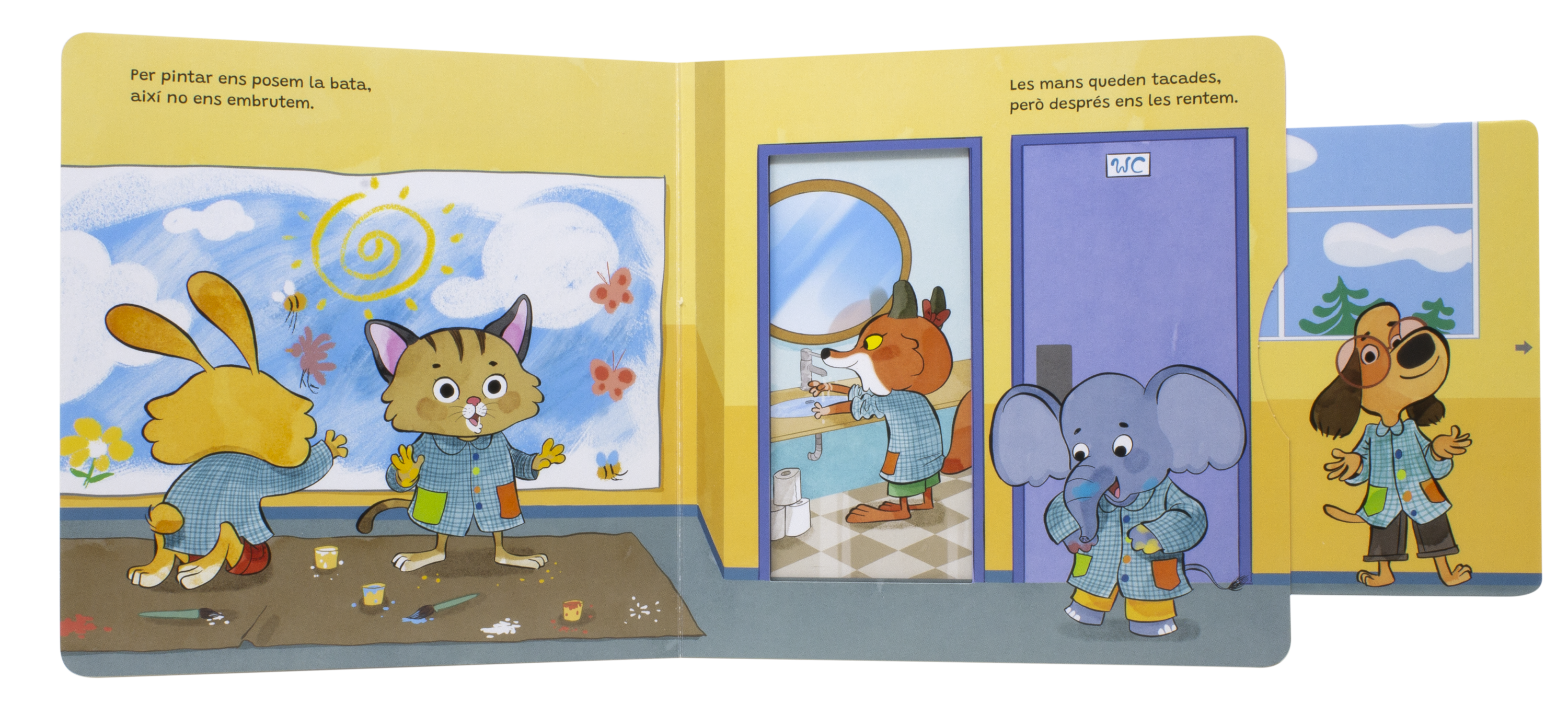 Vaig a l'escola. Llibre amb mecanismes 3