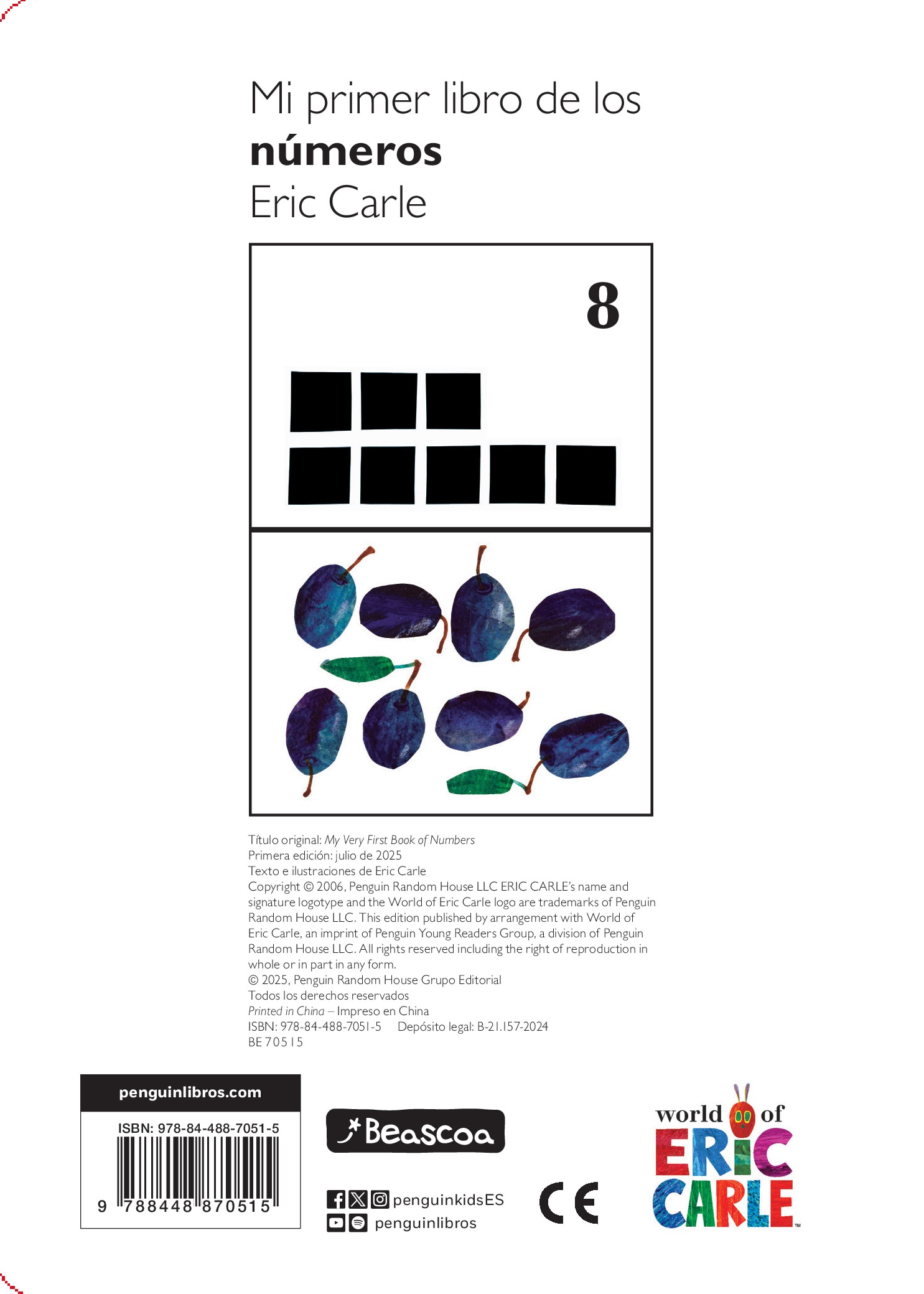 Mi primer libro de los números (Colección Eric Carle) 2