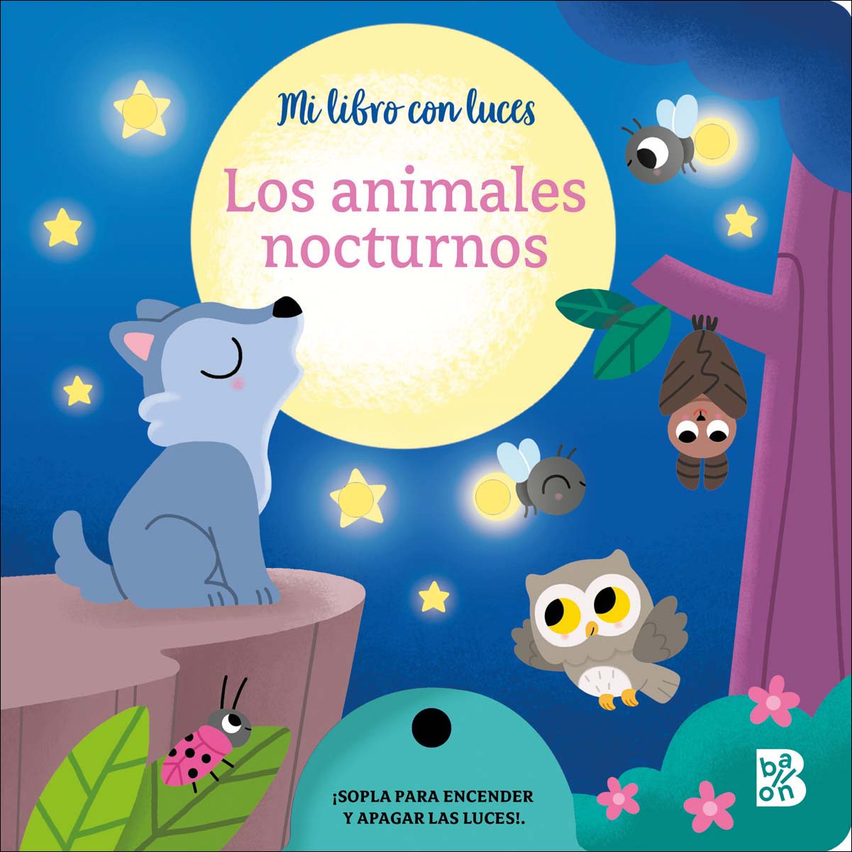 MI LIBRO CON LUCES-ANIMALES NOCTURNOS (Capa dura) 1