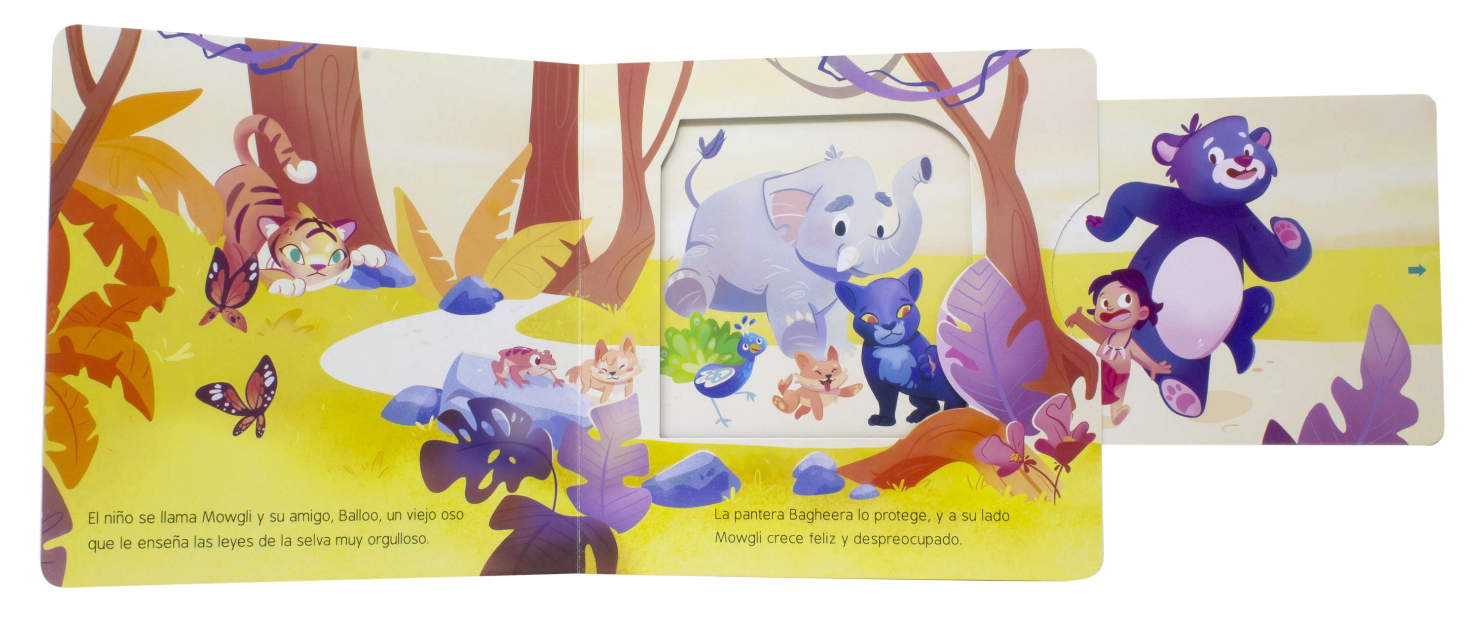 El libro de la selva. Cuento con mecanismos 3