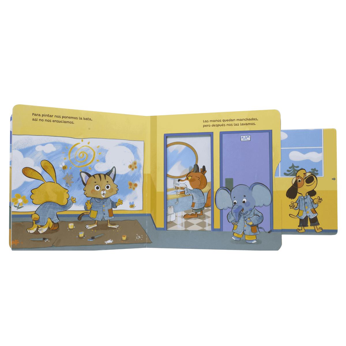 Voy al cole. Libro con mecanismos 2