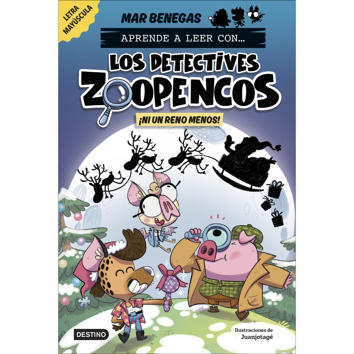 Aprende a leer con... Los Detectives Zoopencos 9. ¡Ni un reno menos!: En letra MAYÚSCULA para aprender a leer libros para niños (Capa mole com abas) 1