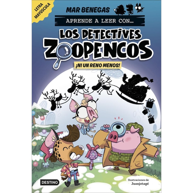 Imagem 0 de Aprende a leer con... Los Detectives Zoopencos 9. ¡Ni un reno menos!: En letra MAYÚSCULA para aprender a leer libros para niños (Capa mole com abas)