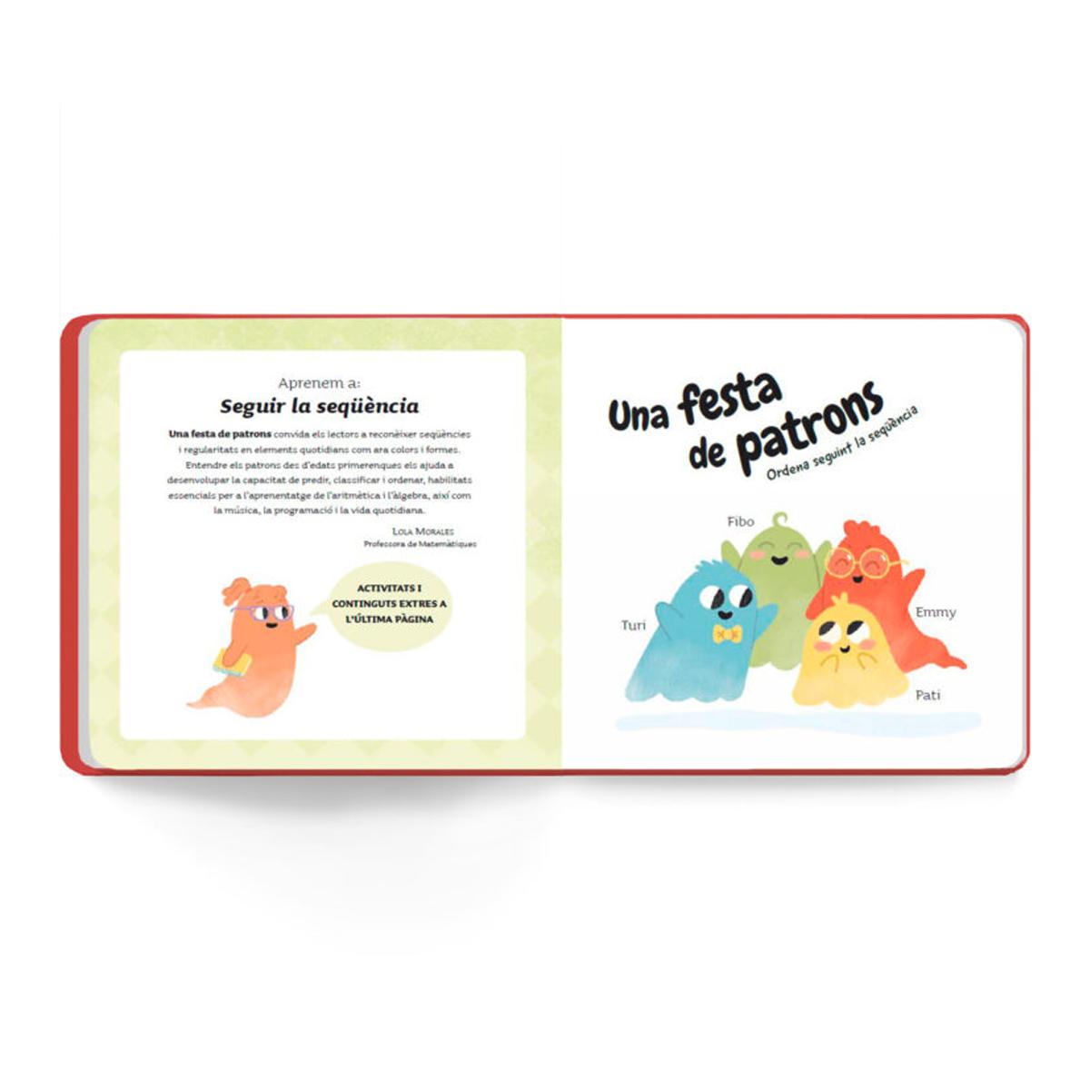 Una festa de patrons: Ordena seguint la seqüència | Llibre infantil per aprendre matemàtiques sense por (Capa dura) 4