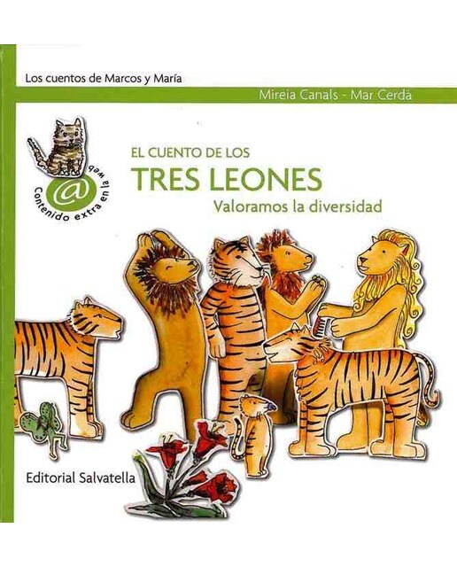 Imagen 1 de El cuento de los tres leones: Marcos y Maria 7 (valoramos diversidad)  (Tapa dura)