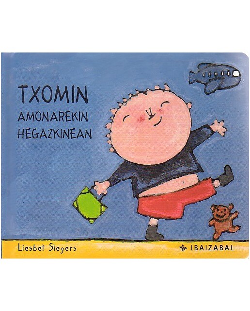 Txomin amonarekin hegazkinean