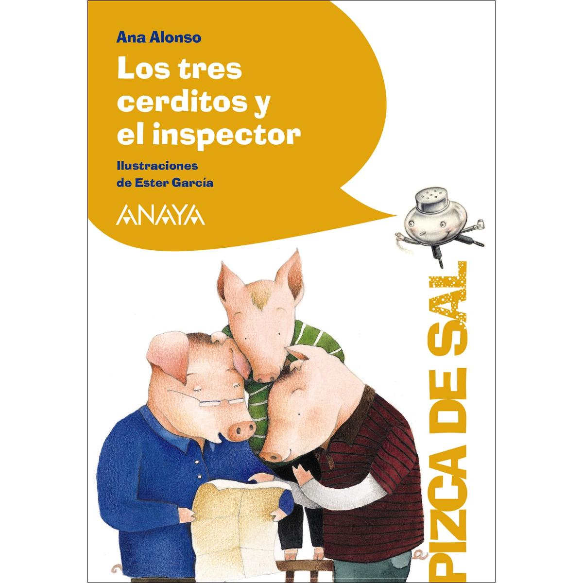 Los tres cerditos y el inspector (Capa mole com abas) 1