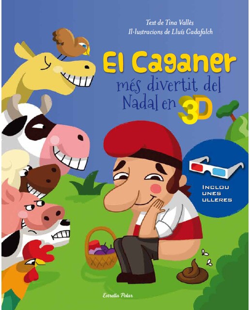 El caganer més divertit del Nadal en 3D: Inclou unes ulleres