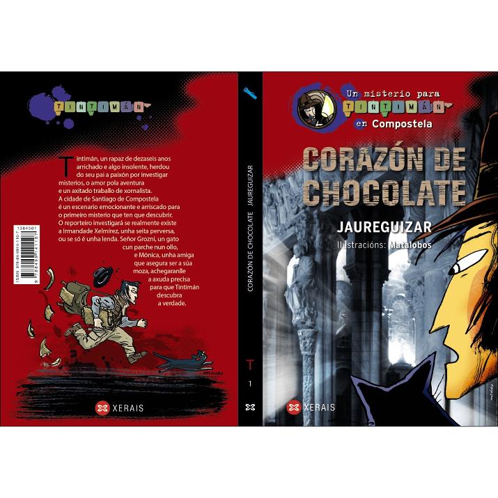 Corazón de chocolate: Un misterio para Tintimán en Compostela (Capa mole com abas) 1