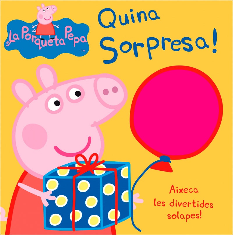 Peppa Pig. Llibre de cartró amb solapes - Quina sorpresa!  (Tapa dura) 3