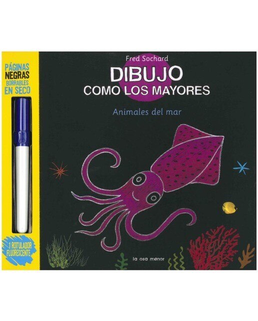 Dibujo como los mayores. Animales del mar(Tapa dura) 1