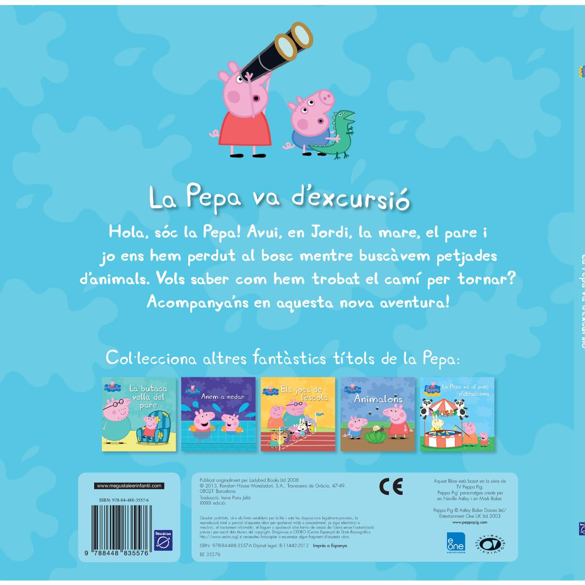 Peppa Pig. Un conte - La Pepa va d'excursió  (Tapa dura) 2