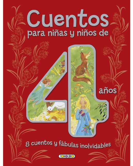 Cuentos para niños y niñas de 4 años (Capa dura) 1