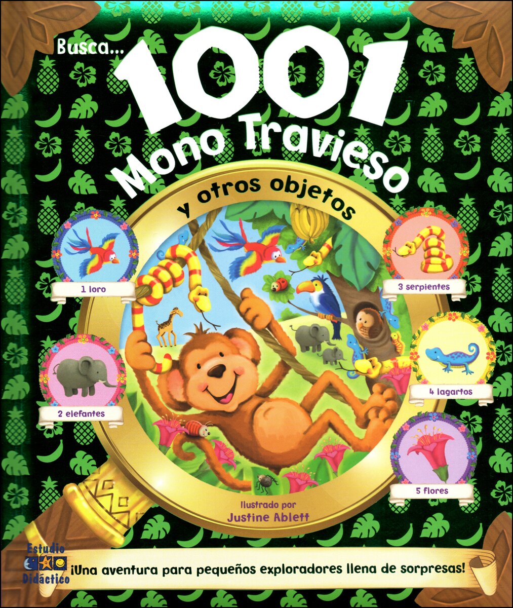 BUSCA 1001 MONO TRAVIESO Y OTROS OBJETOS (Capa dura) 1